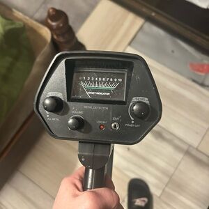 Black Metal Detector with Displaywaterproof